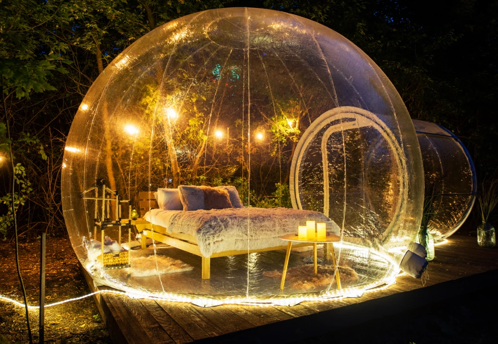 can you live in a bubble tent